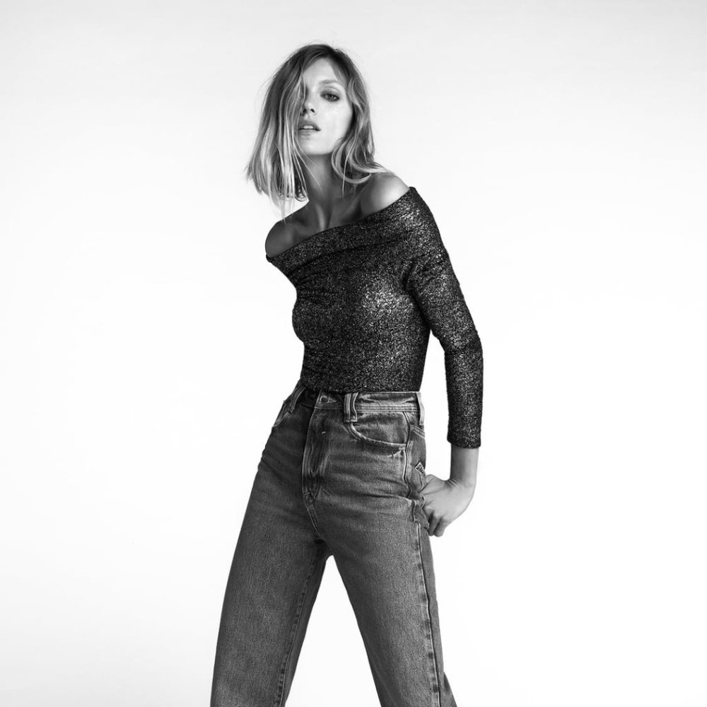 ZARA Shiny Bodysuit